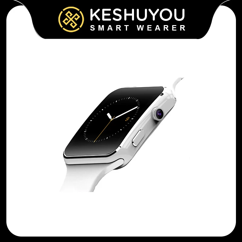 

X6 Curved Screen Smart Watch With Bluetooth Camera Facebook WhatsApp Support SIM TF Card Call Smartwatch For Android Phone PK DZ