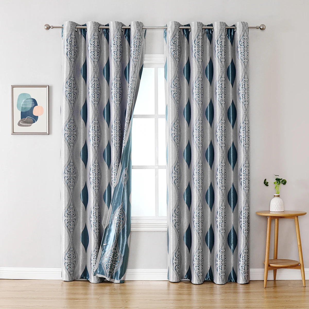 Geometric Vintage Curtain For Living Room Double Layer Print Window Drapes Luxury Blackout Eyelets Treatments Home Decoration
Geometric Vintage Curtain For Living Room Double Layer Print Window Drapes Luxury Blackout Eyelets Treatments Home Decoration