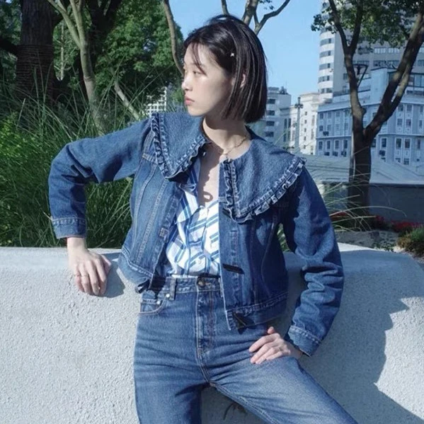 2021 Autumn Winter Nwe Fashion Classic Trendy Brand Luxury Design Casual Versatile Simple Baby Collar Denim Coat Women G3
2021 Autumn Winter Nwe Fashion Classic Trendy Brand Luxury Design Casual Versatile Simple Baby Collar Denim Coat Women G3