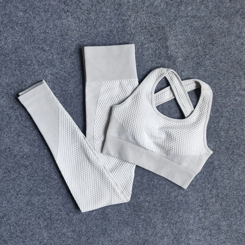 Seamless Yoga Suits Women Absorption Fitness Bra New Exercise Crop Tops + Butt Lifting Gym Leggings Woman New Workout Pants
Seamless Yoga Suits Women Absorption Fitness Bra New Exercise Crop Tops + Butt Lifting Gym Leggings Woman New Workout Pants