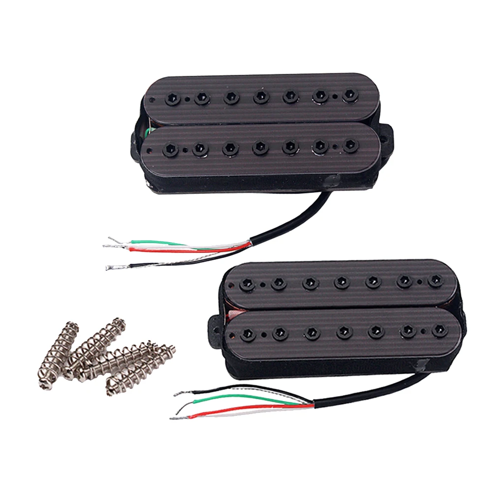 7-String Electric Guitar Alnico v Magnet Double Coil Pickups (Neck&Bridge) Wood
7-String Electric Guitar Alnico v Magnet Double Coil Pickups (Neck&Bridge) Wood