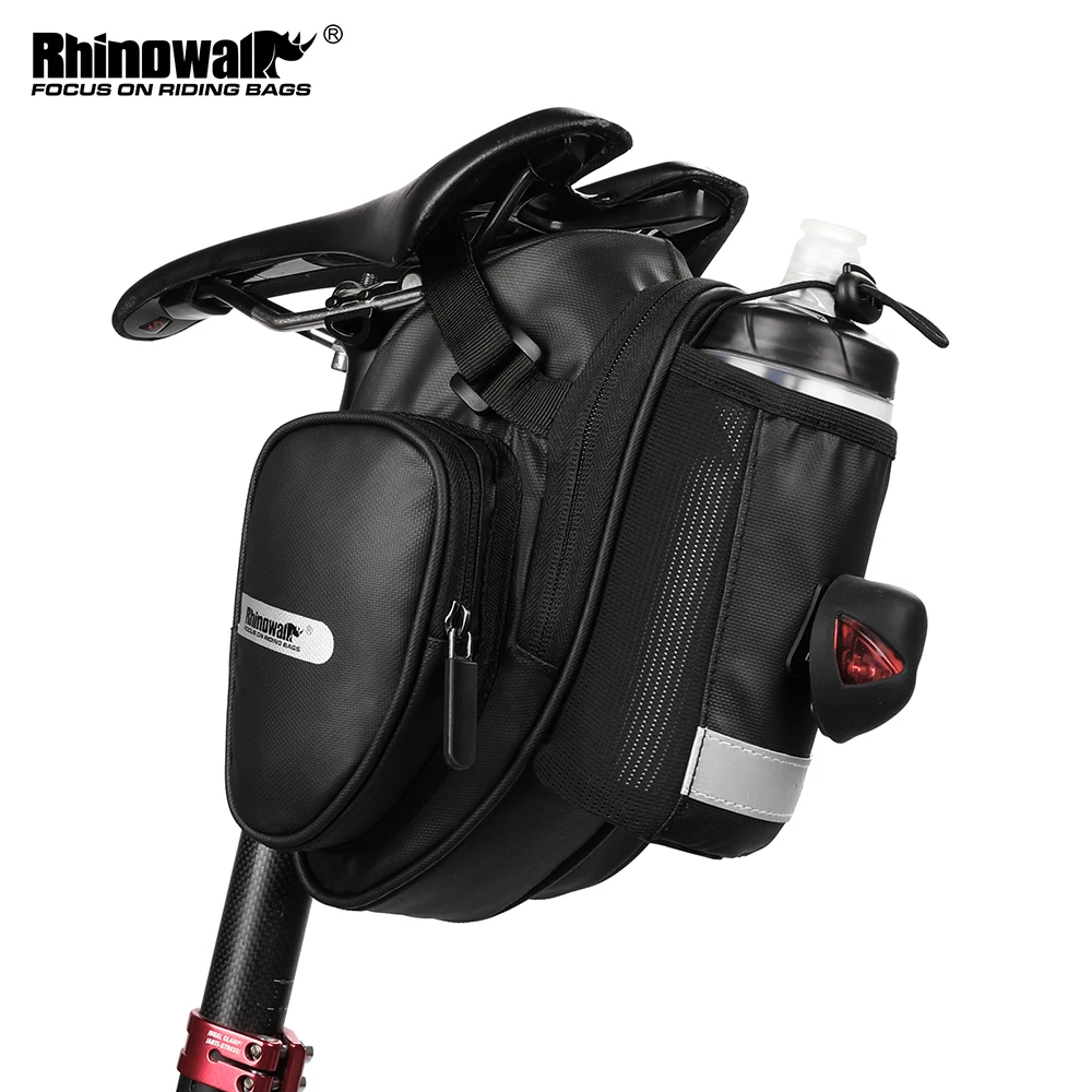 Bike Saddle Bag With Water Bottle Pocket Waterproof Rear Bicycle Saddle Bags Large Volume Tail Bag MTB Road Trunk Bikepacking
Bike Saddle Bag With Water Bottle Pocket Waterproof Rear Bicycle Saddle Bags Large Volume Tail Bag MTB Road Trunk Bikepacking