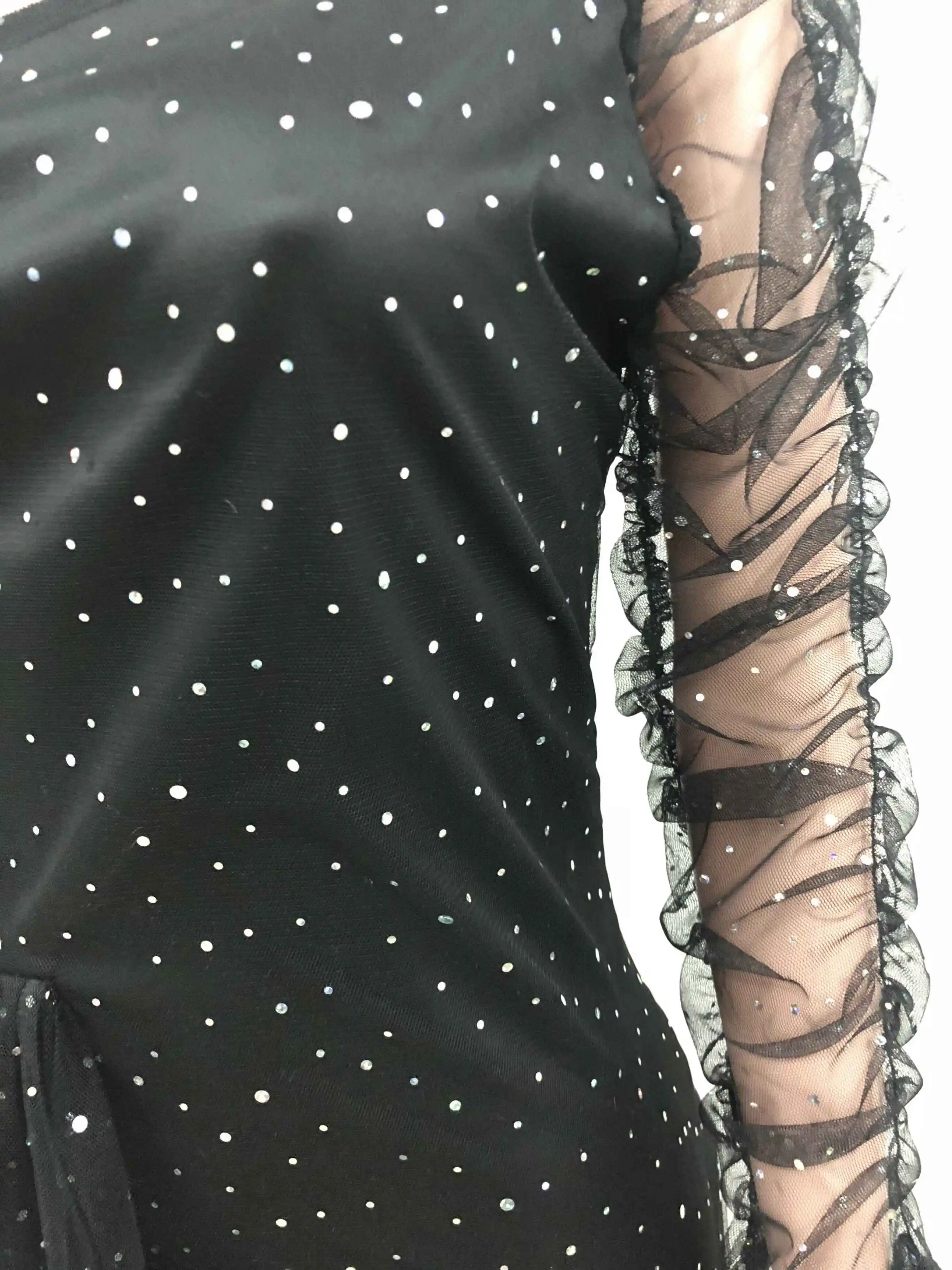 Sexy Glitter One Shoulder Sheer Mesh Ruched Party Dress Women Draped Night Club Vestidos
Sexy Glitter One Shoulder Sheer Mesh Ruched Party Dress Women Draped Night Club Vestidos