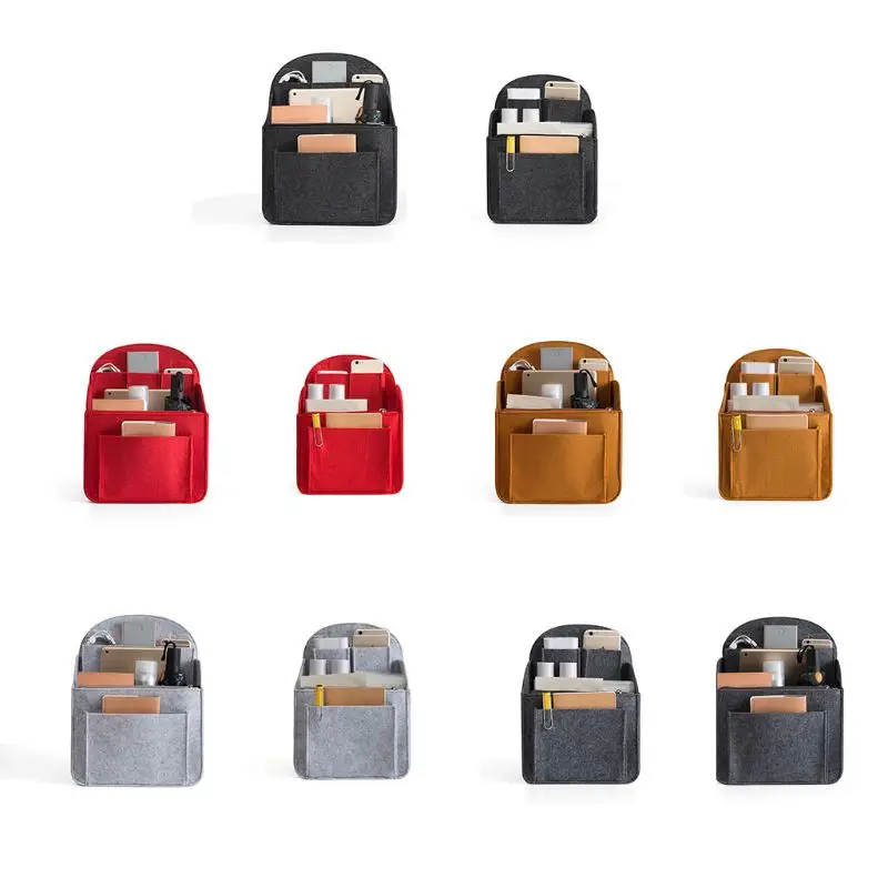 Portable Felt Storage Organizer Insert for Backpack Rucksack Handbag Shoulder Bag
Portable Felt Storage Organizer Insert for Backpack Rucksack Handbag Shoulder Bag