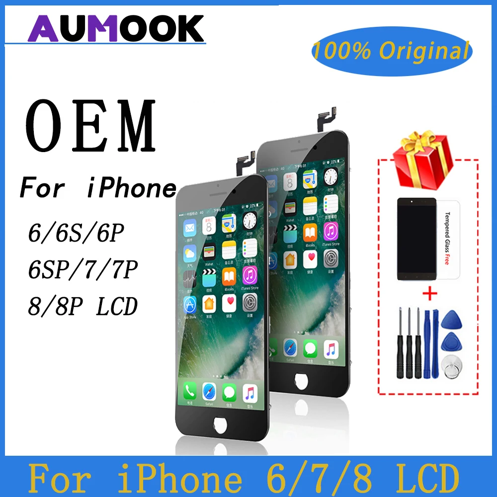 Оригинальный ЖК-дисплей для iPhone 6S 6 Plus 6S Plus 7 Plus 8 Plus OEM, ЖК-дисплей с сенсорным экраном и дигитайзером в сборе для iPhone 7 Plus, ЖК-дисплей
Оригинальный ЖК-дисплей для iPhone 6S 6 Plus 6S Plus 7 Plus 8 Plus OEM, ЖК-дисплей с сенсорным экраном и дигитайзером в сборе для iPhone 7 Plus, ЖК-дисплей