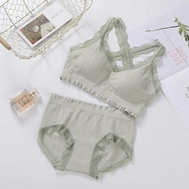 Bra Panty Set Wireless Bras For Women Cotton Panties Underwear Push Up Bra Set Women Lingerie
Bra Panty Set Wireless Bras For Women Cotton Panties Underwear Push Up Bra Set Women Lingerie