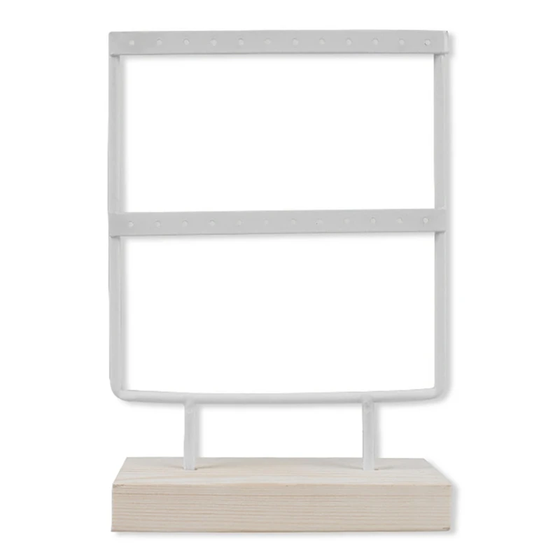 Earrings Hanging Stand Jewellery Holder Organizer Hanger Storage Rack Display Studs Display Rack with Wooden Base
Earrings Hanging Stand Jewellery Holder Organizer Hanger Storage Rack Display Studs Display Rack with Wooden Base