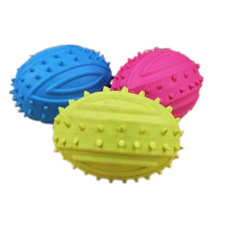 Dog Toys Funny Interactive Elasticity Toy Rugby Ball Dog Chew Toy For Dog Tooth Clean Bite Ball Of Food Extra-tough Rubber Ball
Dog Toys Funny Interactive Elasticity Toy Rugby Ball Dog Chew Toy For Dog Tooth Clean Bite Ball Of Food Extra-tough Rubber Ball
