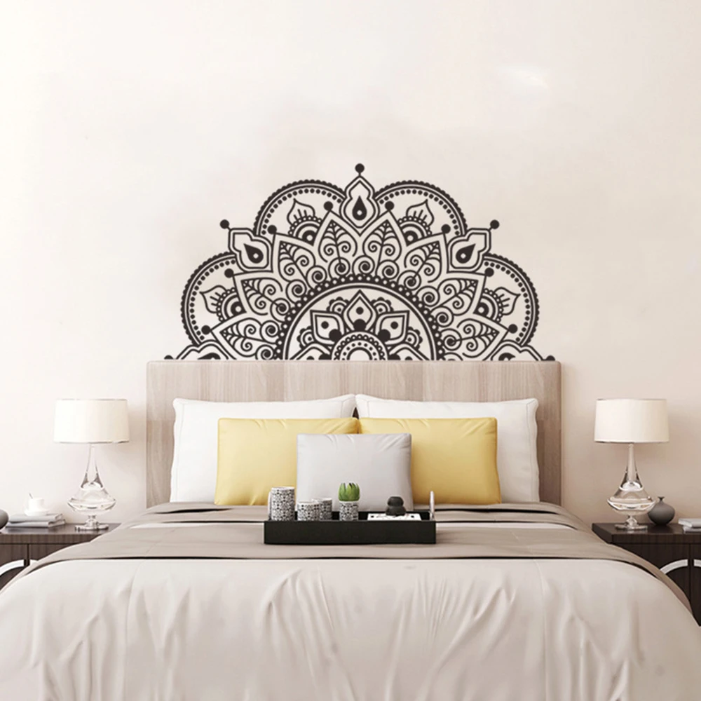 Half Mandala Wall Decal Headboard Door Window Vinyl Stickers Bohemian PVC Home Room Decal Yoga Studio Ornament Art Wallpaper
Half Mandala Wall Decal Headboard Door Window Vinyl Stickers Bohemian PVC Home Room Decal Yoga Studio Ornament Art Wallpaper