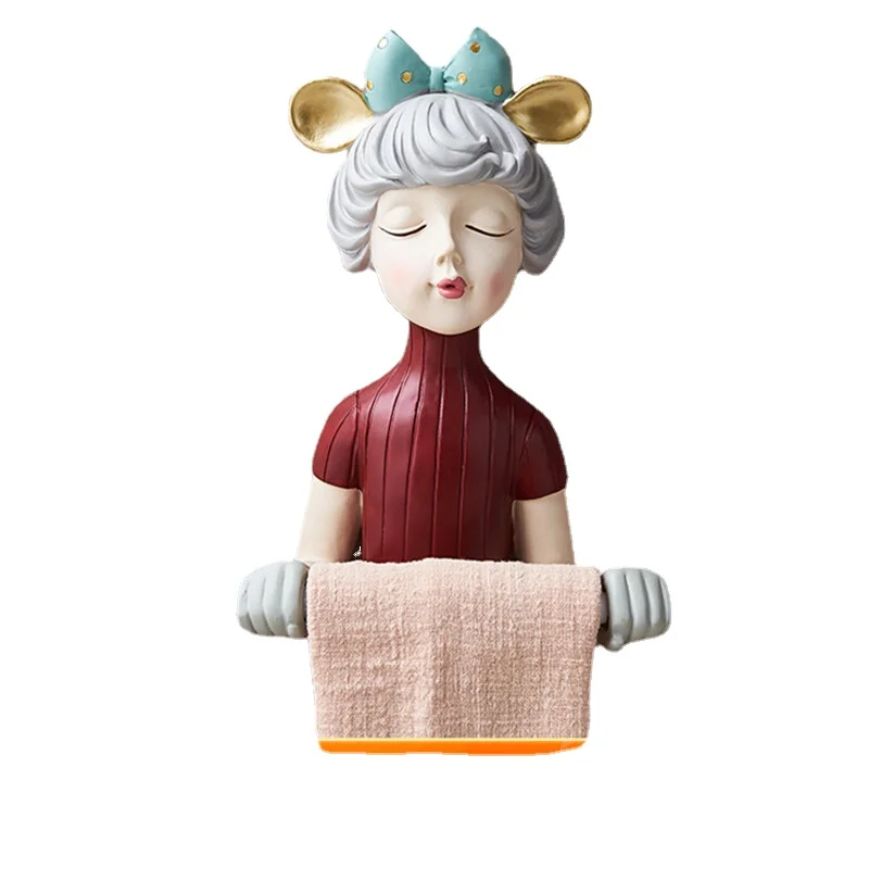 Bubble Girl Toilet Tissue Box Nordic Toilet Roll Paper Tube Punch-free Toilet Paper Rack Wall Hanging Home Decoration Wall
Bubble Girl Toilet Tissue Box Nordic Toilet Roll Paper Tube Punch-free Toilet Paper Rack Wall Hanging Home Decoration Wall