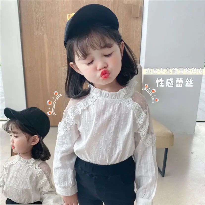Baby children's clothing 2021 spring big kids clothes long-sleeve chiffon school white lace girls blouses children shirt
Baby children's clothing 2021 spring big kids clothes long-sleeve chiffon school white lace girls blouses children shirt