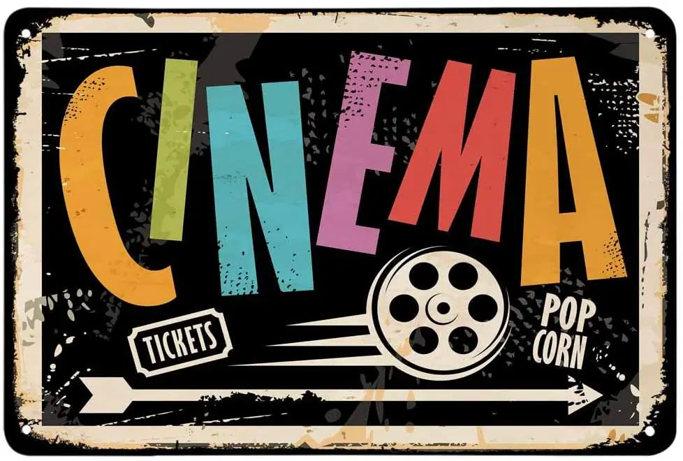 Metal Sign Cinema Tickets POP CORN Suitable for Cinema Outdoor Wall Decoration Vintage Retro Poster Metal Sign 8X12 Inches
Metal Sign Cinema Tickets POP CORN Suitable for Cinema Outdoor Wall Decoration Vintage Retro Poster Metal Sign 8X12 Inches