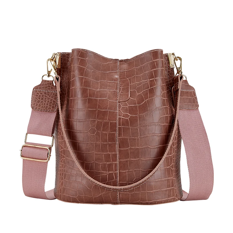 Alligator Pattern Bucket Bag For Women Vintage Shoulder Bag Big Capacity Crossbody Bag Elegant Shopping Handbag Purse
Alligator Pattern Bucket Bag For Women Vintage Shoulder Bag Big Capacity Crossbody Bag Elegant Shopping Handbag Purse