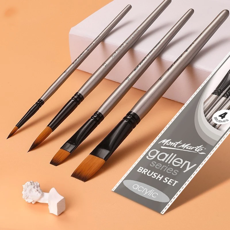 Artist Paint Brush Set 4/6Pcs High Quality Nylon Hair Wood Silver Handle Watercolor Acrylic Oil Brush Painting Art Supplies
Artist Paint Brush Set 4/6Pcs High Quality Nylon Hair Wood Silver Handle Watercolor Acrylic Oil Brush Painting Art Supplies
