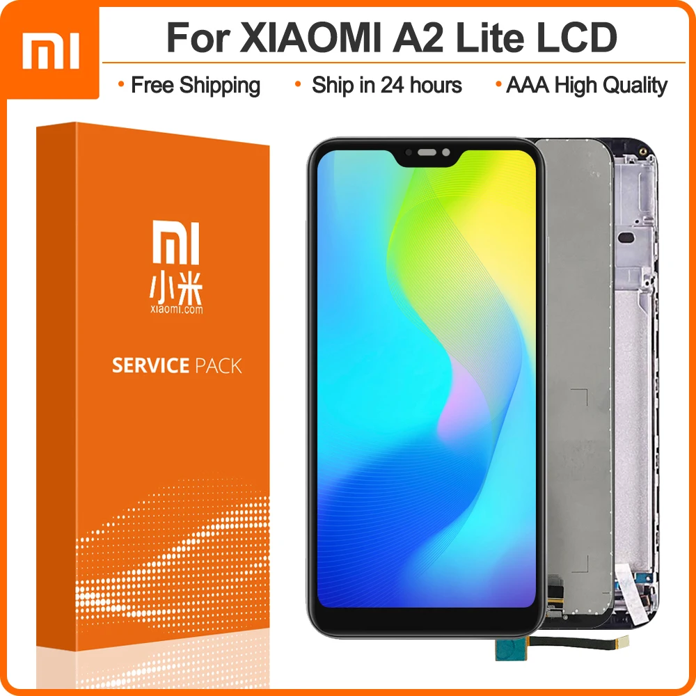 Дисплей 3 А + 5,84 дюйма для Xiaomi Mi A2 Lite, дисплей с сенсорным экраном, дигитайзер, замена для Xiaomi Redmi 6 Pro LCD Mi A2 Lite LCD
Дисплей 3 А + 5,84 дюйма для Xiaomi Mi A2 Lite, дисплей с сенсорным экраном, дигитайзер, замена для Xiaomi Redmi 6 Pro LCD Mi A2 Lite LCD