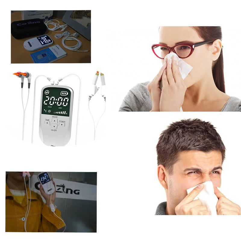 Nose Rhinitis Sinusitis Cure Infrared Therapy Laser Nose Massager Pulse Laser Breath Aid Health Machine COZING-BQ05
Nose Rhinitis Sinusitis Cure Infrared Therapy Laser Nose Massager Pulse Laser Breath Aid Health Machine COZING-BQ05