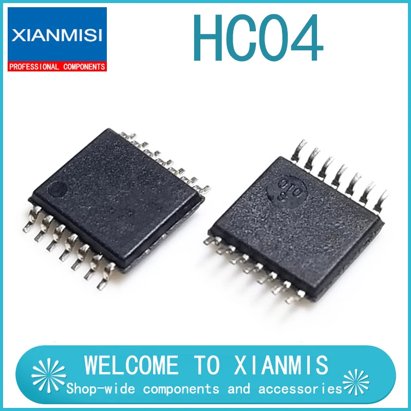 10 шт. 74HC04PW SN74HC04PWR HC0 TSSOP14 
10 шт. 74HC04PW SN74HC04PWR HC0 TSSOP14