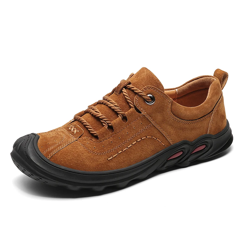 2021 men's genuine leather shoes outdoor rubber cow leather sneakers spring and autumn breathable all-match casual outdoor shoes 
2021 men's genuine leather shoes outdoor rubber cow leather sneakers spring and autumn breathable all-match casual outdoor shoes