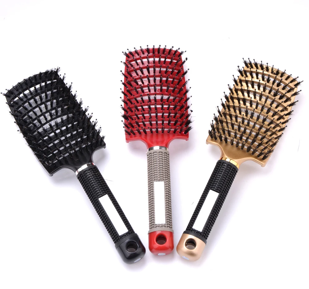 Girls Hair Scalp Massage Comb Hairbrush Bristle Nylon Women Wet Curly Detangle Hair Brush for Salon Hairdressing Styling Tools
Girls Hair Scalp Massage Comb Hairbrush Bristle Nylon Women Wet Curly Detangle Hair Brush for Salon Hairdressing Styling Tools