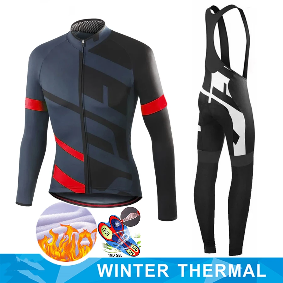 2022 Team Winter Thermal Fleece Cycling Clothes Men Long Sleeve Jersey Suit Outdoor Riding Bike MTB Clothing Bib Pants Set
2022 Team Winter Thermal Fleece Cycling Clothes Men Long Sleeve Jersey Suit Outdoor Riding Bike MTB Clothing Bib Pants Set