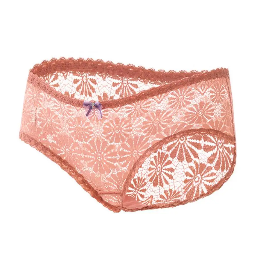 Lace Women's Panties Seamless Ultra-Thin Sexy Mesh Hollow Ice Silk Girl Cotton Crotch Low-Waist Briefs 
Lace Women's Panties Seamless Ultra-Thin Sexy Mesh Hollow Ice Silk Girl Cotton Crotch Low-Waist Briefs