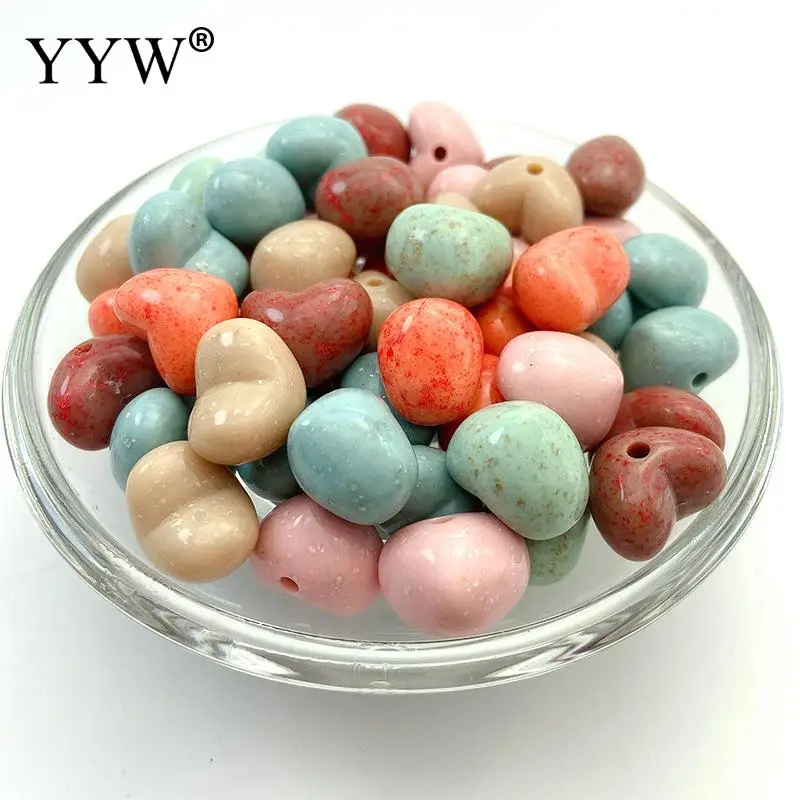 500g 14x15x18mm Heart Shape Acrylic Spacer Beads Colorful Beads For DIY Bracelet Necklace Jewelry Making Accessory 
500g 14x15x18mm Heart Shape Acrylic Spacer Beads Colorful Beads For DIY Bracelet Necklace Jewelry Making Accessory