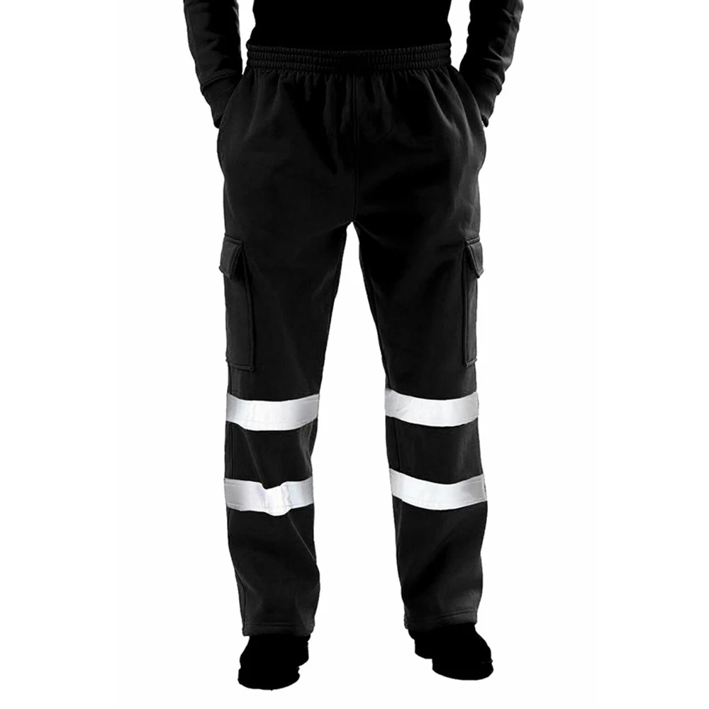 Men's solid color reflective strip Pant Men Road Work High Visibility Overall Uniform Multi-pocket Training Trousers
Men's solid color reflective strip Pant Men Road Work High Visibility Overall Uniform Multi-pocket Training Trousers
