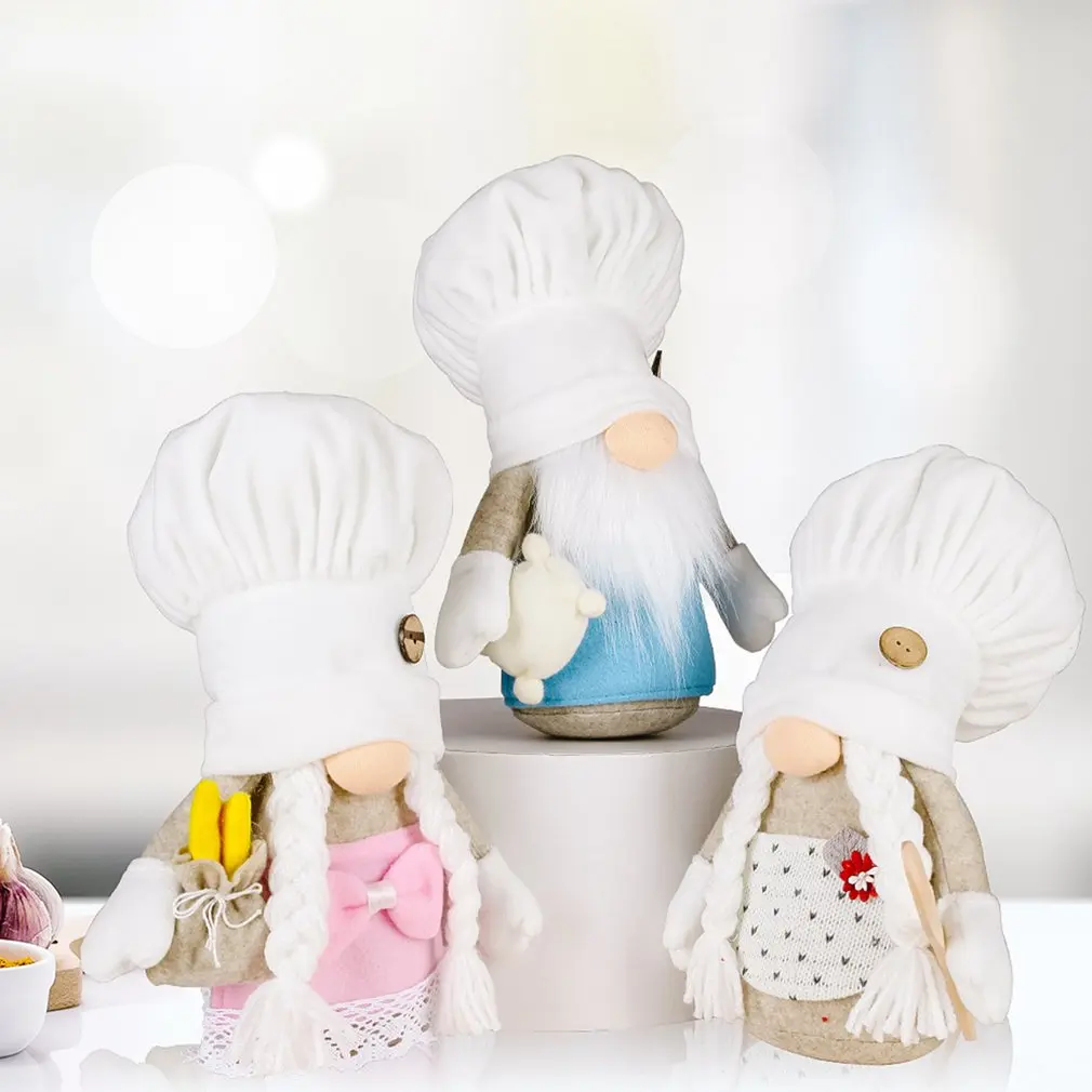 White Chef Hat Rudolph Doll Home Window Faceless Gnome Decoration Doll Environmentally-friendly Materials
White Chef Hat Rudolph Doll Home Window Faceless Gnome Decoration Doll Environmentally-friendly Materials