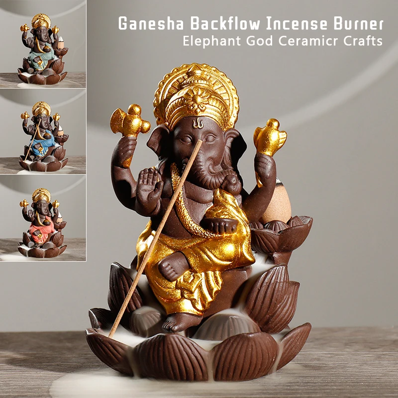 Purple Clay Backflow Incense Burner Buddhism Elephant Lotus Home Decoration Smoke Backflow Incense Burner
Purple Clay Backflow Incense Burner Buddhism Elephant Lotus Home Decoration Smoke Backflow Incense Burner
