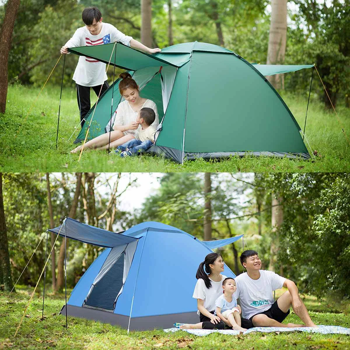 4 Season Automatic Tent 3-4 Person Camping Tent Outdoor Camping Tent Family Camping Anti-UV Sunshade Shelter Tents
4 Season Automatic Tent 3-4 Person Camping Tent Outdoor Camping Tent Family Camping Anti-UV Sunshade Shelter Tents