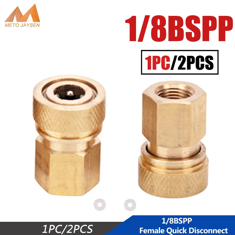 1/8BSPP Quick Disconnect Male Female Paintball PCP M10x1 Coupling Connector 1/8NPT Copper 8mm Fittings Socket
1/8BSPP Quick Disconnect Male Female Paintball PCP M10x1 Coupling Connector 1/8NPT Copper 8mm Fittings Socket