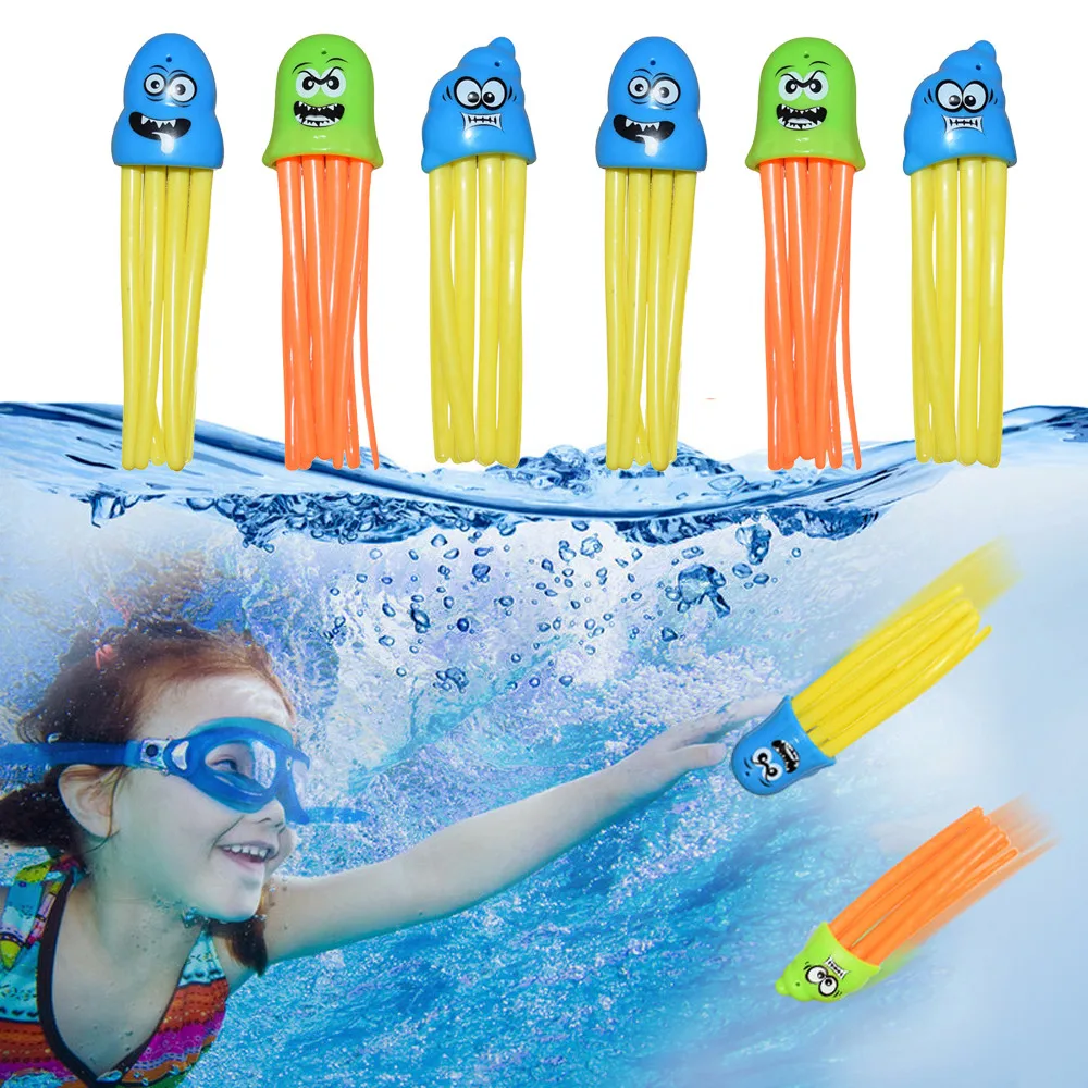 6pcs Children Diving Octopus Diving Underwater Swimming Pool Toys Swimming/diving Training Under Water Fun
6pcs Children Diving Octopus Diving Underwater Swimming Pool Toys Swimming/diving Training Under Water Fun