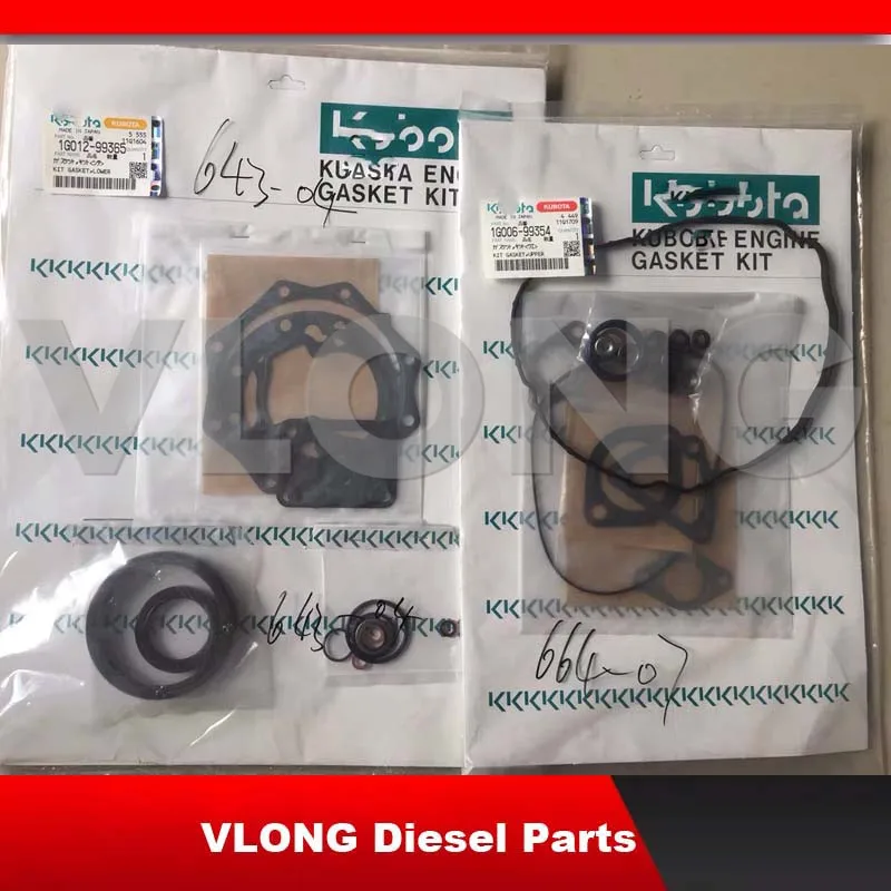 Diesel Engine Full Gasket Kit Overhaul Rebuild Kit For Kubota Excavator U15/20 D782 D722 D1105 D902 D905
Diesel Engine Full Gasket Kit Overhaul Rebuild Kit For Kubota Excavator U15/20 D782 D722 D1105 D902 D905