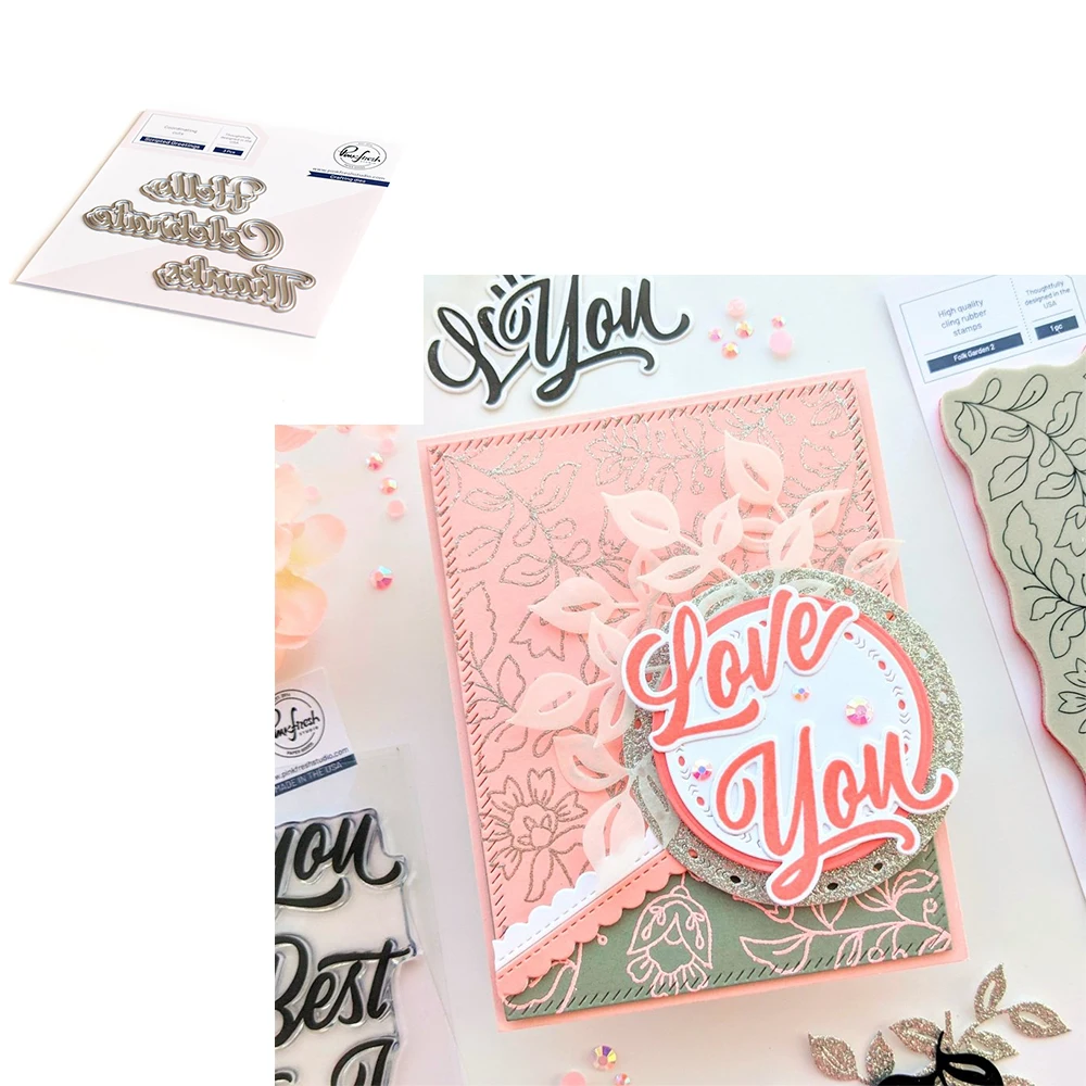 Arrival Reusable 2021 Scripted Greetings Craft Metal Cutting Dies Diy Scrapbooking Diary Album Manual Decoration Embossing Molds
Arrival Reusable 2021 Scripted Greetings Craft Metal Cutting Dies Diy Scrapbooking Diary Album Manual Decoration Embossing Molds