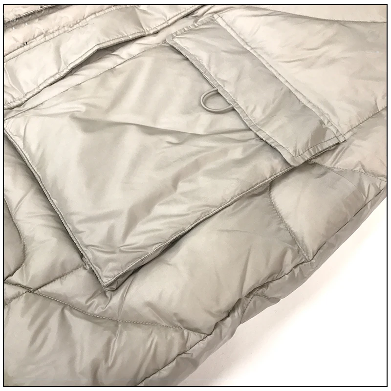 Homimi 2020 Autumn Winter New Down Coat Woman Shiny Grey 95% Duck Down Jacket Puffer Jacket Fashion Casual Women Overcoat Parkas
Homimi 2020 Autumn Winter New Down Coat Woman Shiny Grey 95% Duck Down Jacket Puffer Jacket Fashion Casual Women Overcoat Parkas