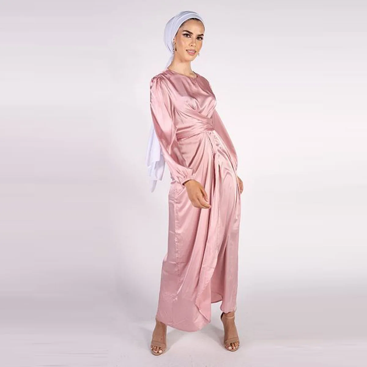 Мусульманское платье Donsignet женское мусульманское модное обманка из двух частей