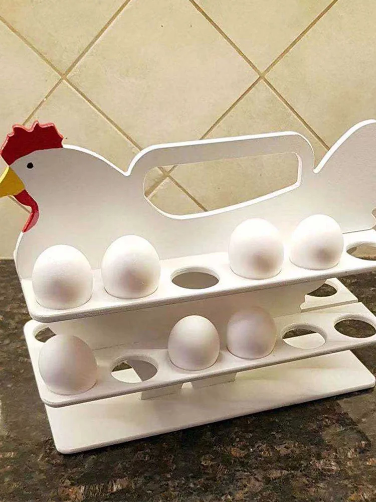Ventilative Moisture Proof Wood Hen Shape Egg 2-layers Storage Rack Box Kitchen Storage Organization
Ventilative Moisture Proof Wood Hen Shape Egg 2-layers Storage Rack Box Kitchen Storage Organization
