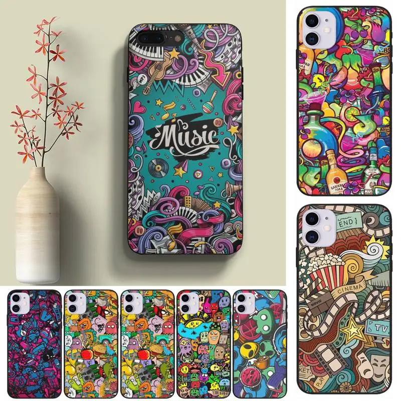 Graffiti Sticker Bomb Silicone Phone Case Fundas Shell Cover For HUAWEI P10 P20 P30 P40 Mate 30 40 Lite Pro
Graffiti Sticker Bomb Silicone Phone Case Fundas Shell Cover For HUAWEI P10 P20 P30 P40 Mate 30 40 Lite Pro
