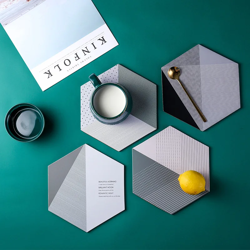 Modern Design Simple Hexagon Cork Mat Durable Table Mat Coaster Mug Place Mats Decor Table Decoration Essential Household Item
Modern Design Simple Hexagon Cork Mat Durable Table Mat Coaster Mug Place Mats Decor Table Decoration Essential Household Item