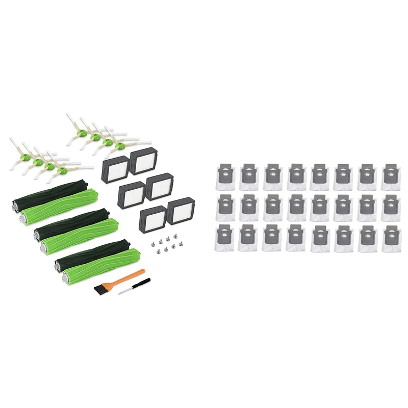 Automatic Dirt Disposal Bags with Filter Rubber Brush Roller, for IRobot Roomba E5 E6 E7 I7 I7+ E5 E6
Automatic Dirt Disposal Bags with Filter Rubber Brush Roller, for IRobot Roomba E5 E6 E7 I7 I7+ E5 E6