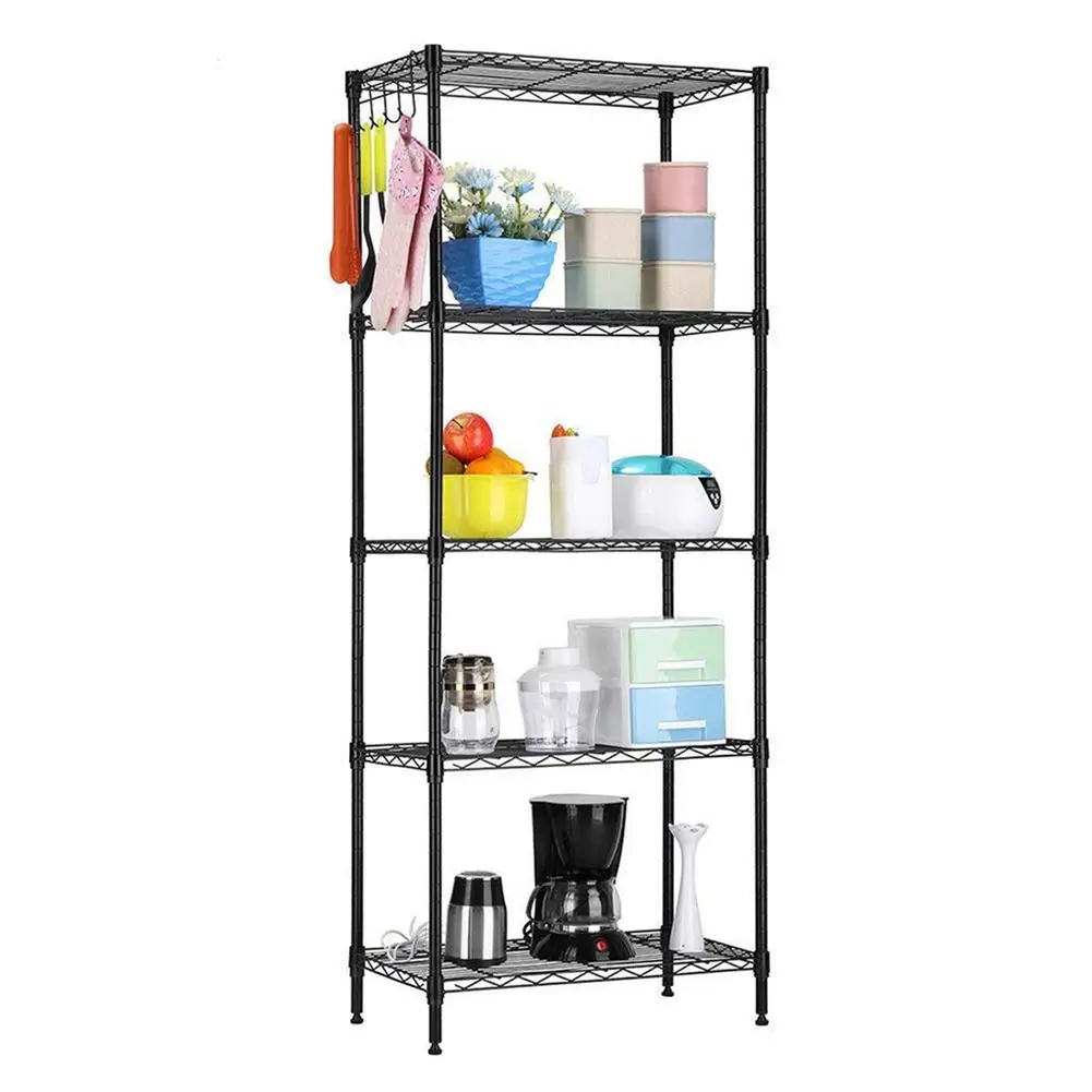 5 Layer Storage Rack Display Wall Rack Bookshelf Decor Carbon Steel Space Saving For Household, Hotel, Restaurant Adujustable
5 Layer Storage Rack Display Wall Rack Bookshelf Decor Carbon Steel Space Saving For Household, Hotel, Restaurant Adujustable