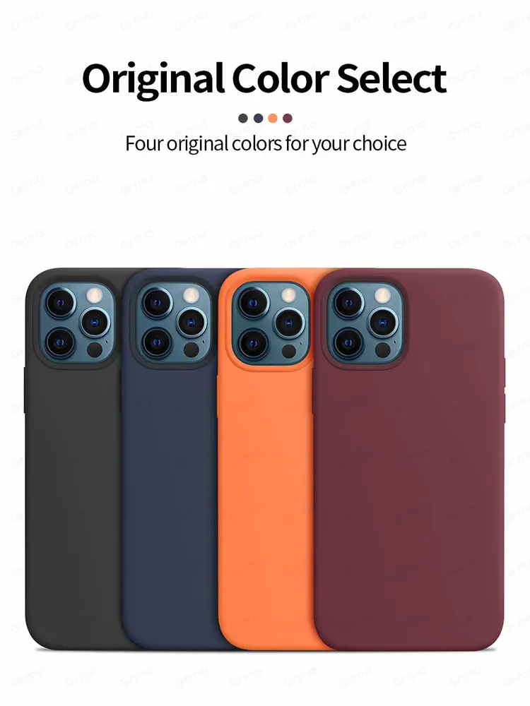 Magnetic Safe Cover For iPhone 12 Pro Max 12 Mini Case For Wireless Charger Shockproof Full Protection Liquid Silicone Case
Magnetic Safe Cover For iPhone 12 Pro Max 12 Mini Case For Wireless Charger Shockproof Full Protection Liquid Silicone Case