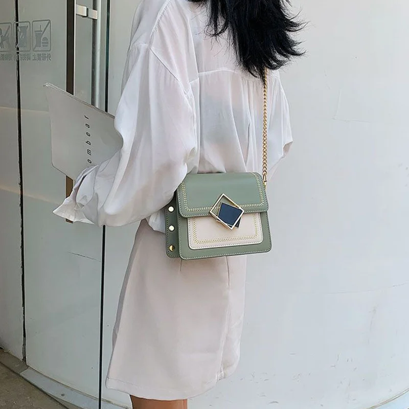 Fashion Women PU Leather Shoulder Bag Simple Female Handbags Small Casual Portable Lady Commuting Chain Crossbody Bag Purse
Fashion Women PU Leather Shoulder Bag Simple Female Handbags Small Casual Portable Lady Commuting Chain Crossbody Bag Purse