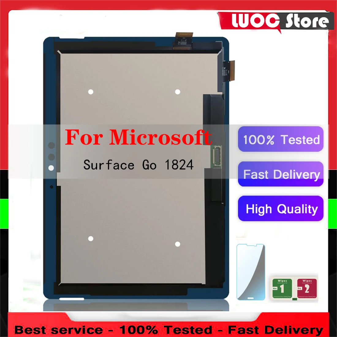 New LCD Display For Microsoft Surface GO 1824 Touch Screen Digitizer Assembly Panel For LQ100P1JX51 Tablet LCD Replacement Part
New LCD Display For Microsoft Surface GO 1824 Touch Screen Digitizer Assembly Panel For LQ100P1JX51 Tablet LCD Replacement Part