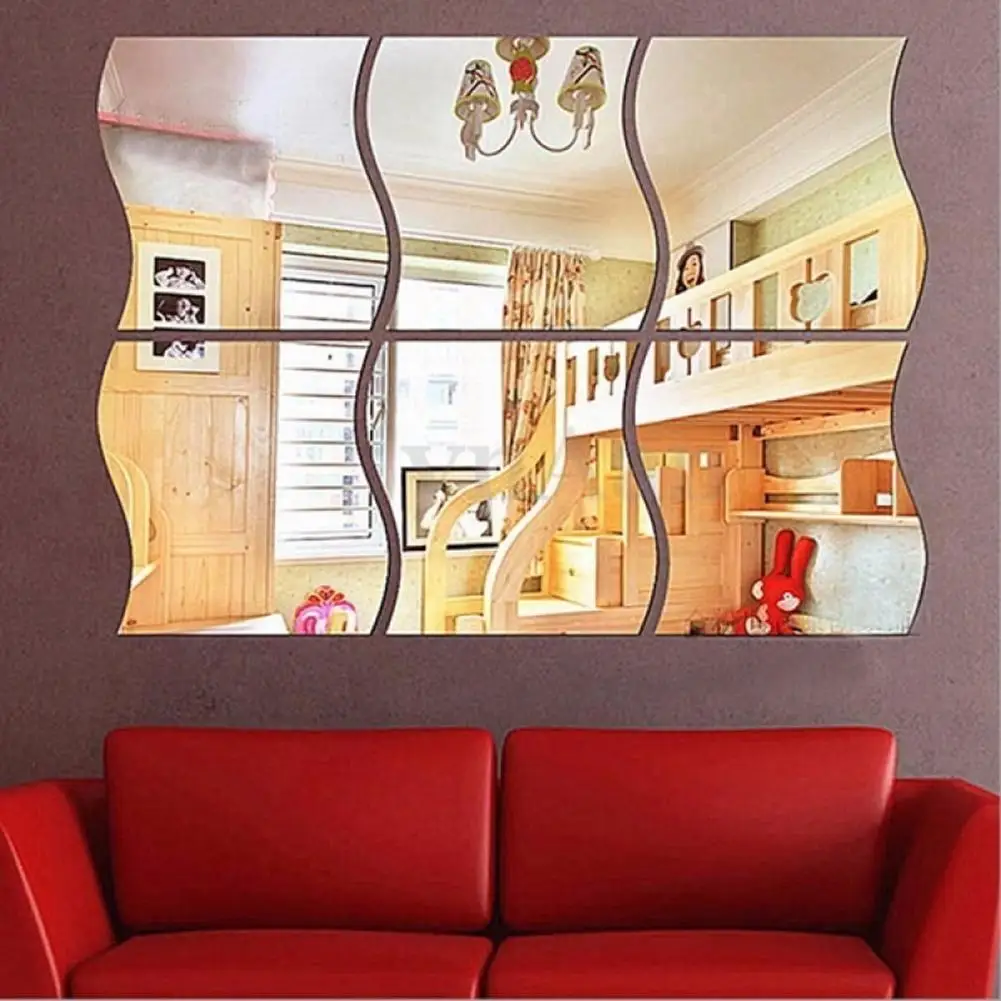 6Pcs/Set DIY Removable Home Room Wall Mirror Sticker Art Decor Decoration Wall Stickers Bathroom Mirror Sticker Decoration
6Pcs/Set DIY Removable Home Room Wall Mirror Sticker Art Decor Decoration Wall Stickers Bathroom Mirror Sticker Decoration