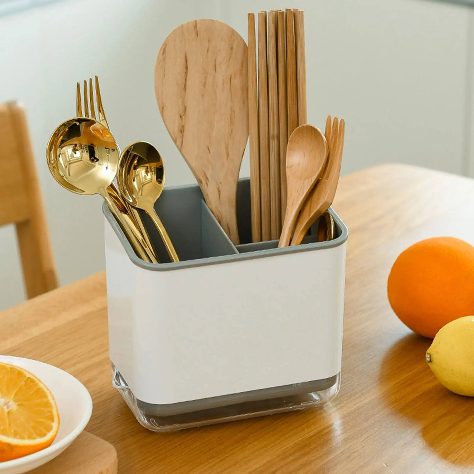 Double Layer Cutlery Drain Rack Kitchen Organizer Rack Multi-functional Spoon Fork Chopstick Storage Holder Box Kitchen Supplies
Double Layer Cutlery Drain Rack Kitchen Organizer Rack Multi-functional Spoon Fork Chopstick Storage Holder Box Kitchen Supplies