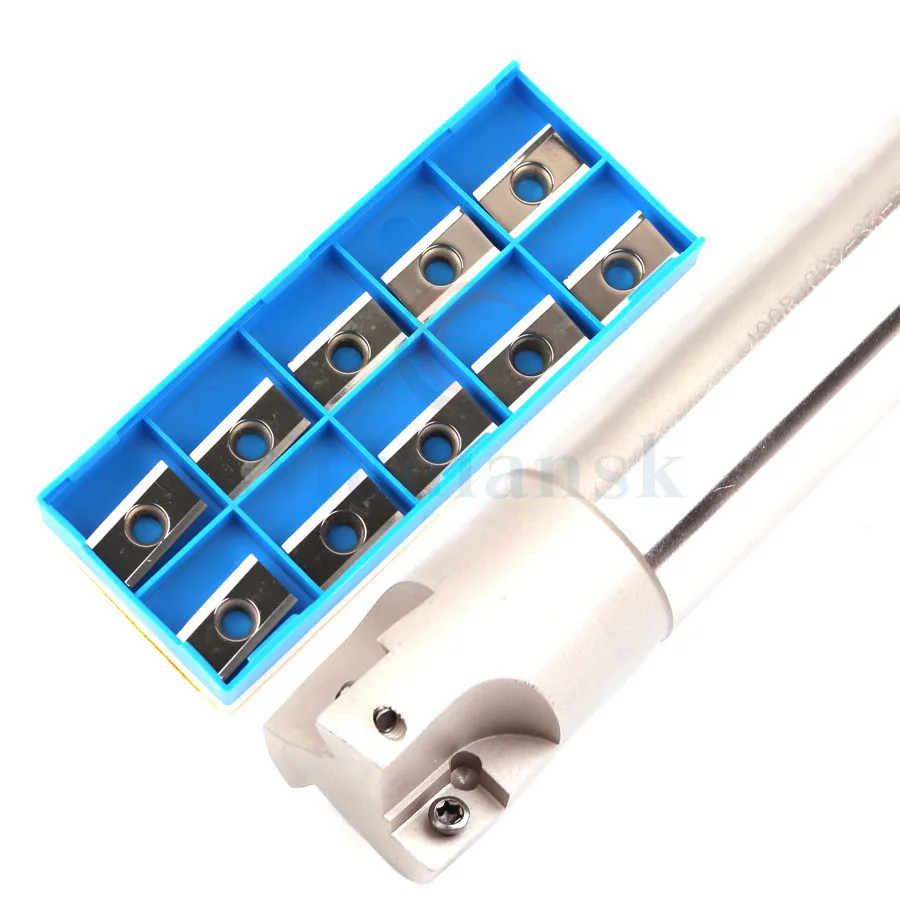 1pc BAP400R C32 Machine tool processing milling cutter arbor 160-300mm End mill+10pcs APMT1604 wear resistance Carbide CNC blade
1pc BAP400R C32 Machine tool processing milling cutter arbor 160-300mm End mill+10pcs APMT1604 wear resistance Carbide CNC blade