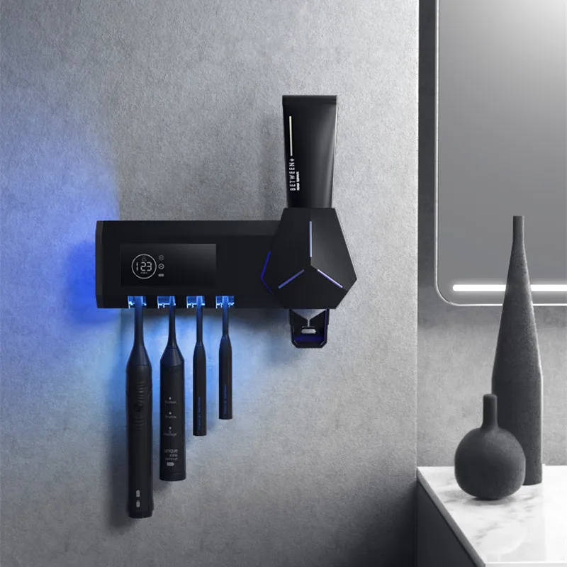 Solar Energy UV Toothbrush Holder Sterilizer Deep UV Disinfection Toothbrush Disinfectant Holder Automatic Toothpaste Dispenser
Solar Energy UV Toothbrush Holder Sterilizer Deep UV Disinfection Toothbrush Disinfectant Holder Automatic Toothpaste Dispenser