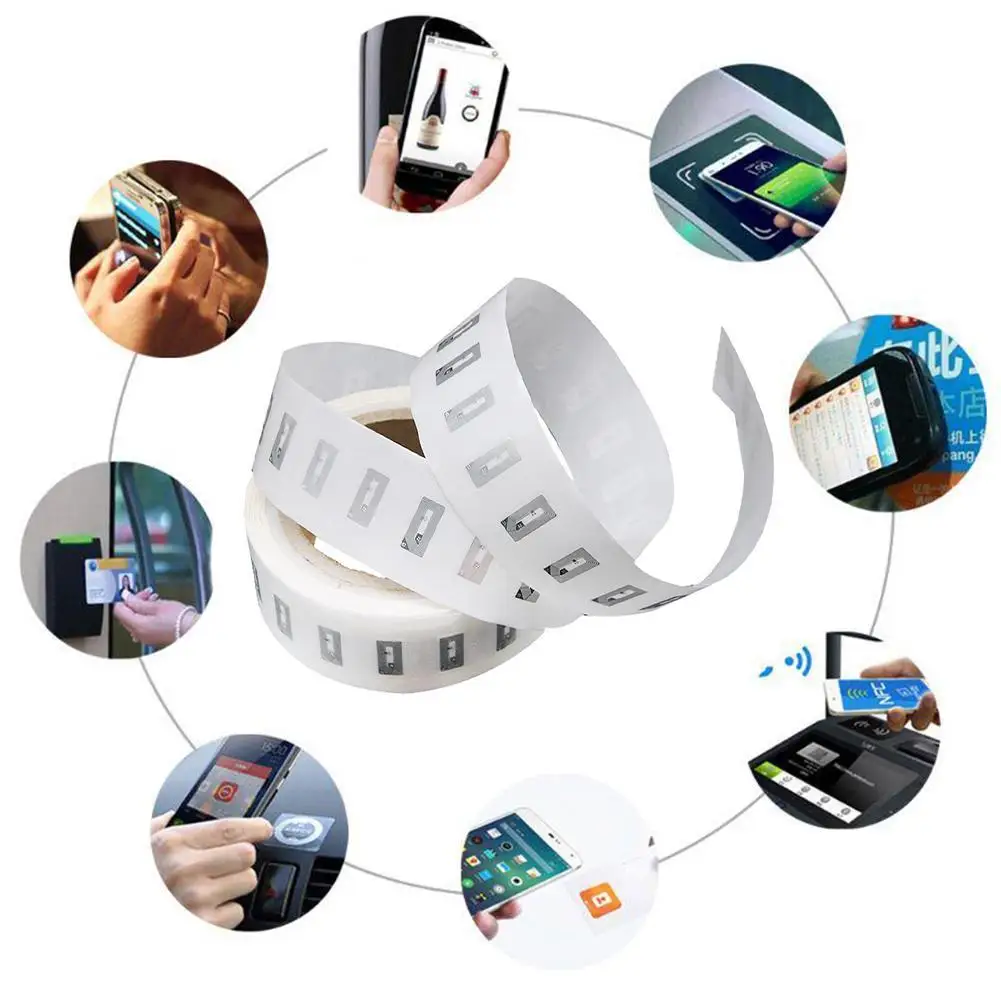 10Pcs NFC Chip 213 Sticker Wet Inlay 13.56MHz Label Bluetooth-compatible High Frequency Electronic Tag
10Pcs NFC Chip 213 Sticker Wet Inlay 13.56MHz Label Bluetooth-compatible High Frequency Electronic Tag
