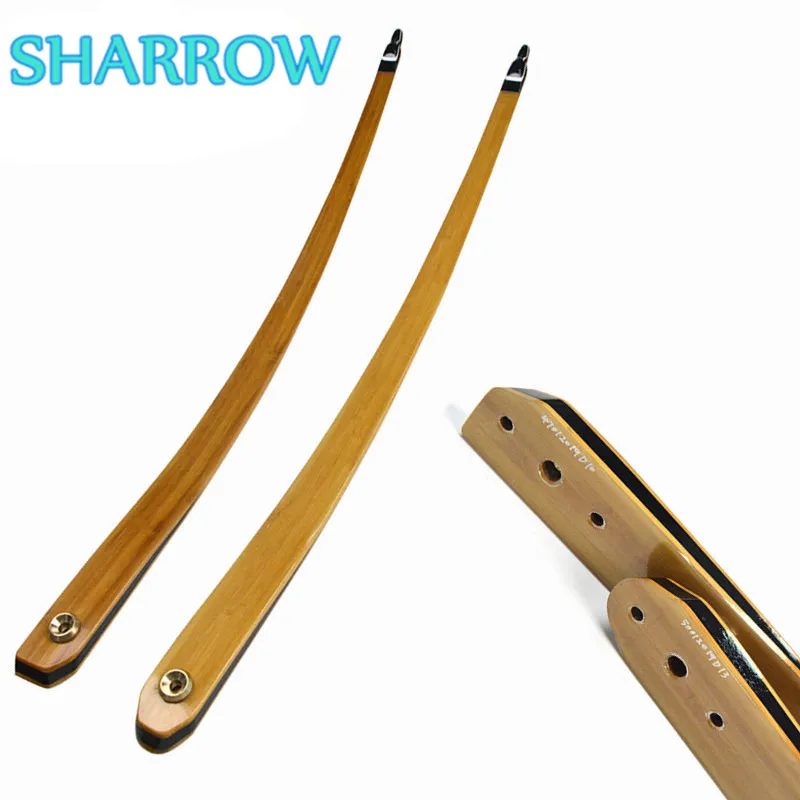 1 пара 25 55lbs 62 "лук конечности Fit Longbow вынос Американский Рекурсивный лук для